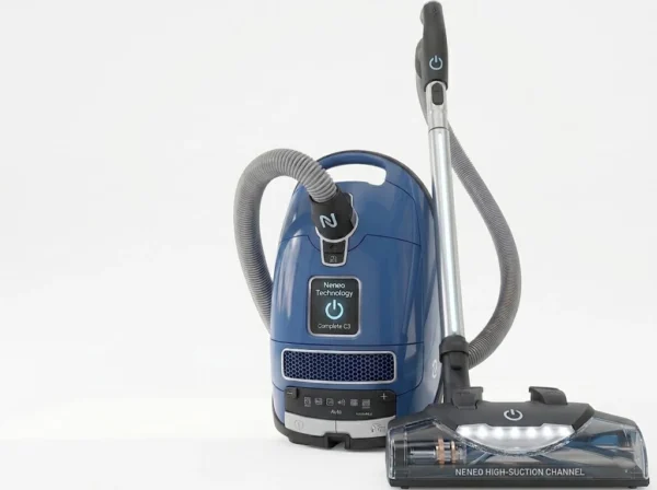 Miele Complete C3 PowerLine Petrol Blue Vacuum Cleaner with LED Lighting