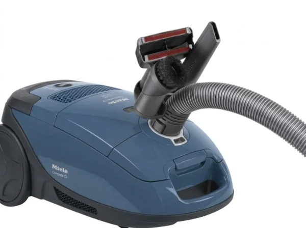 Miele Complete C3 Petrol Blue accessories and floorhead view