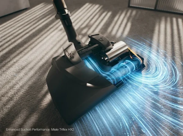Miele Turbo Brush STB 305-3 cleaning dust from carpet - Appliances Nest